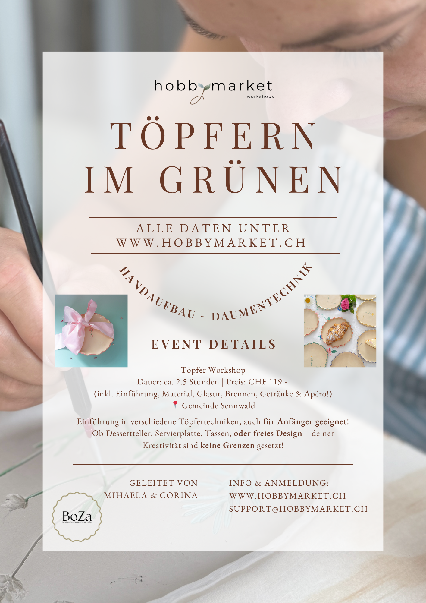 Töpfern im Grünen - der grosse Workshop