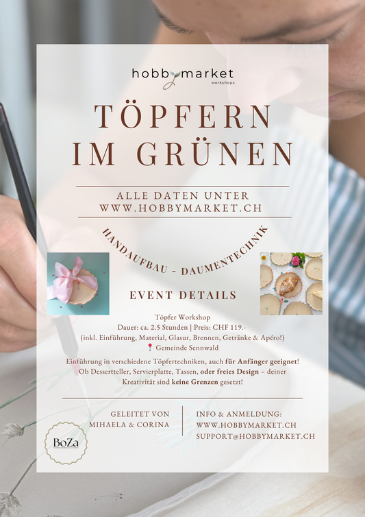 Töpfern im Grünen - der grosse Workshop