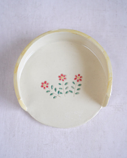 Spoon Rest - Red Flower